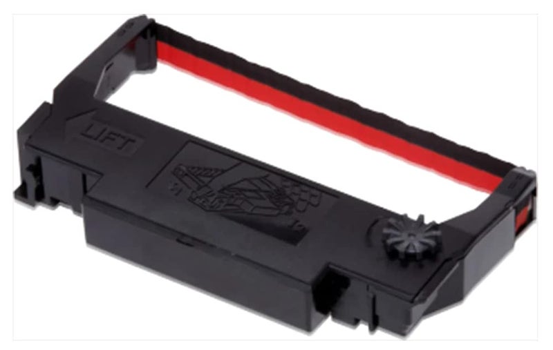 VAVIA شريط خرطوشة Ep ERC 38 متوافق مع طابعات Epson TM-300 وTM U210D وTM U220D وTM-U220 وTM-U220-B (REB & أسود 1) - Image 1