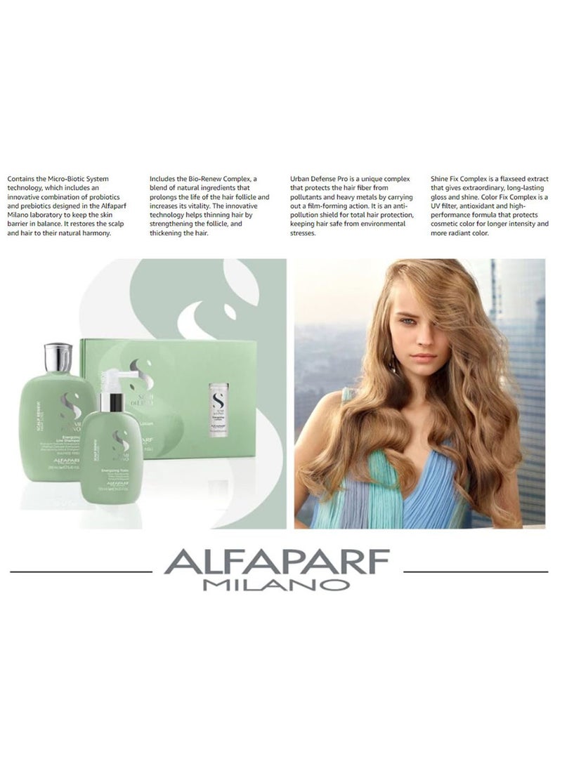 ALFAPARF Milano Semi di Lino Scalp Renew Energizing Low Shampoo, 250 ml - Image 2