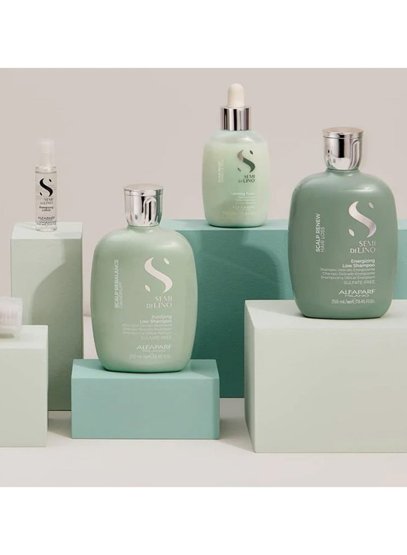 ALFAPARF Milano Semi di Lino Scalp Renew Energizing Low Shampoo, 250 ml - Image 5