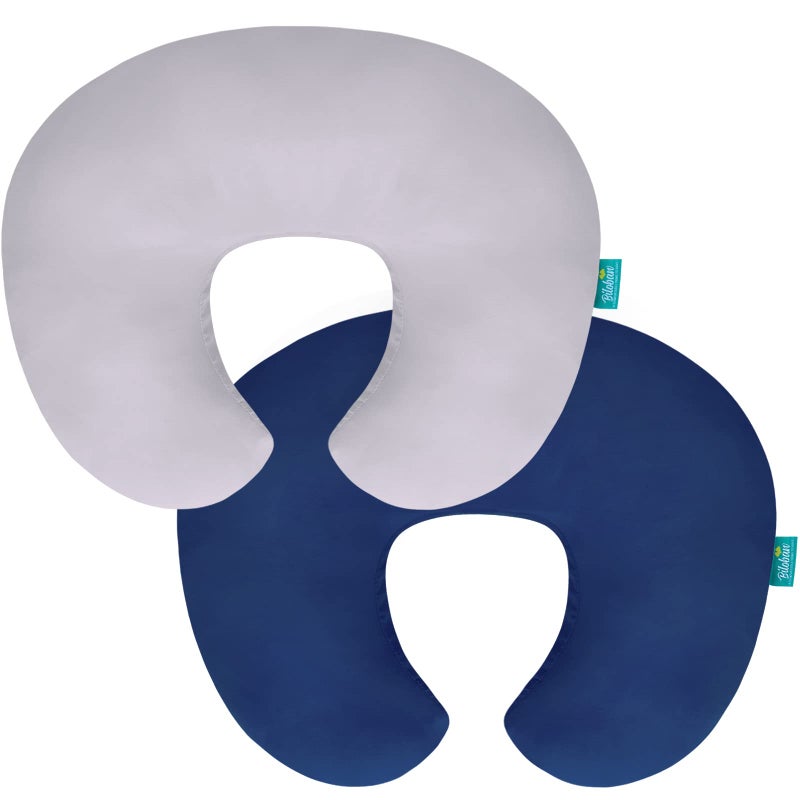 Biloban Biloban Nursing Pillow Cover 2 Pack Fit for Boppy Pillow Breathable SkinFriendly Nursing Slipcovers for Breastfeeding Mom Comfortable Machine Washable Nursing Covers