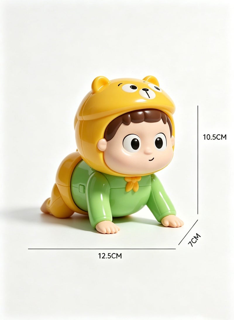 Amanli Crawling Baby Toys For 6 To 18 Months, Baby Development Crawling & Tummy Time Music Toy, Crawling Toy For 6+ Month Old, For Babies Boy And Girl - Image 2