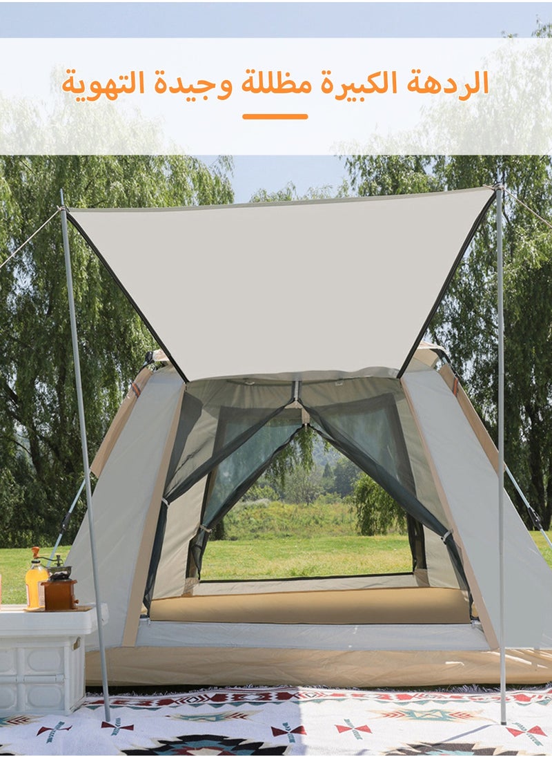 Pop Up Tent,Family Camping Tent with Travel-Carry Bag,2 Big Door/Floor-to-Ceiling mesh Window and 1 Dome mesh Window(Removable Top),Waterproof/Windproof Instant Tent,for Hiking - pzsku/ZF1FFC31E278AB88C3C96Z/45/_/1740628279/2fcb3444-db0b-484a-9f39-5bc6c3395d8f