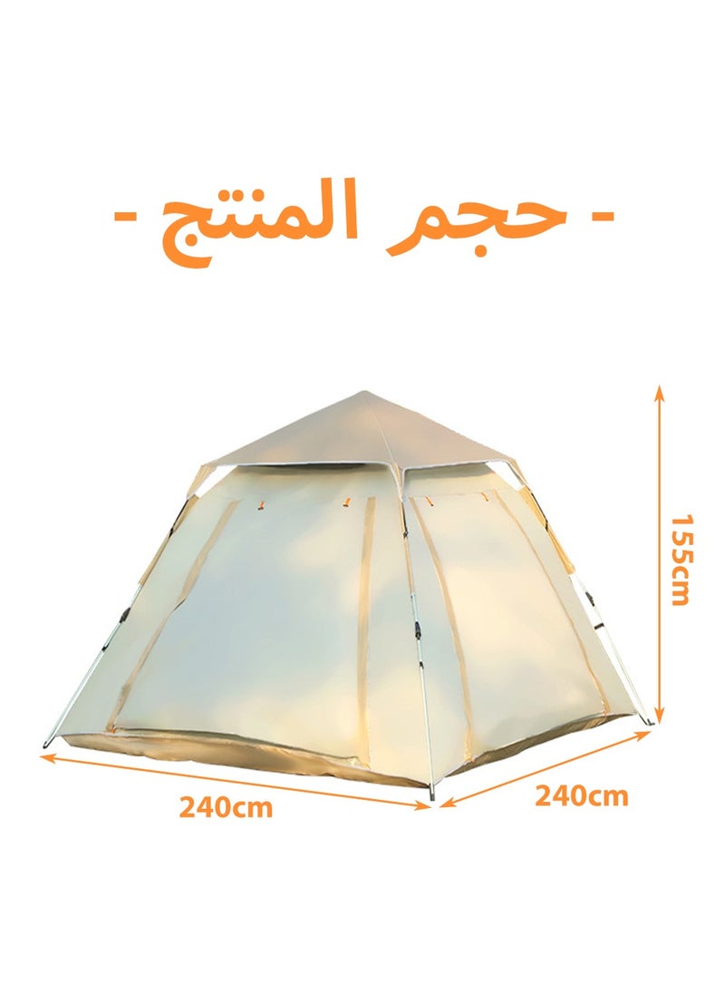 Pop Up Tent,Family Camping Tent with Travel-Carry Bag,2 Big Door/Floor-to-Ceiling mesh Window and 1 Dome mesh Window(Removable Top),Waterproof/Windproof Instant Tent,for Hiking - pzsku/ZF1FFC31E278AB88C3C96Z/45/_/1740628603/252b6071-25be-4786-abbc-b3c16c79ae06