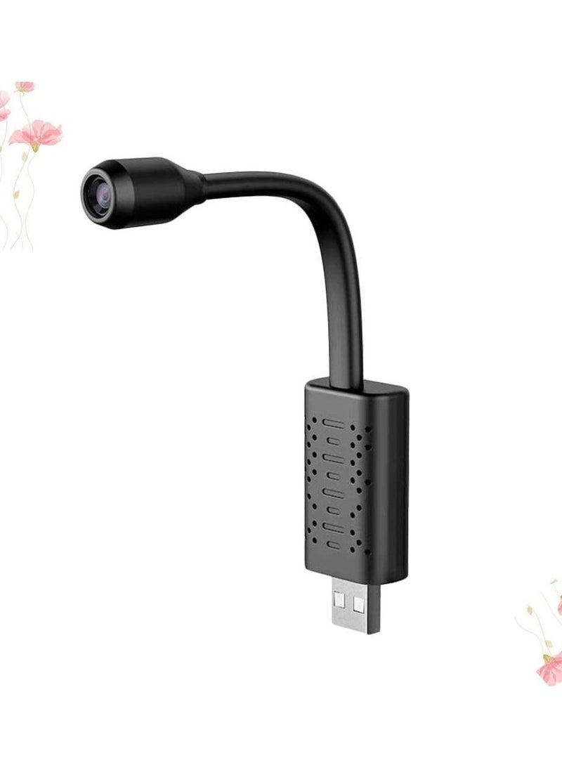 Generic USB Camera Portable Wifi Camera Mini Wireless USB IP Camera Flexible 360 Degree Video Motion Detection Camera (Black)  - Image 3