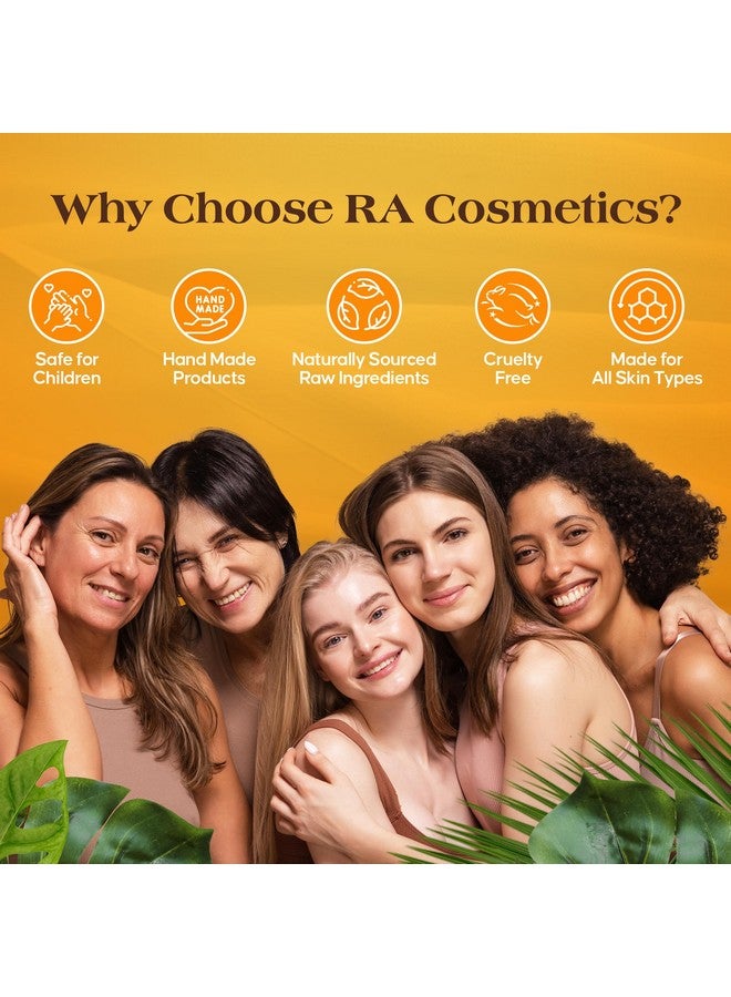 RA COSMETICS 100% Natural Turmeric Soap Bar for Face & Body - Handcrafted Cleansing Bar for Dark Spots, Brightening, Oil Control, and Exfoliation - Detoxifying, Chemical-Free Soap for All Skin Types - Image 2