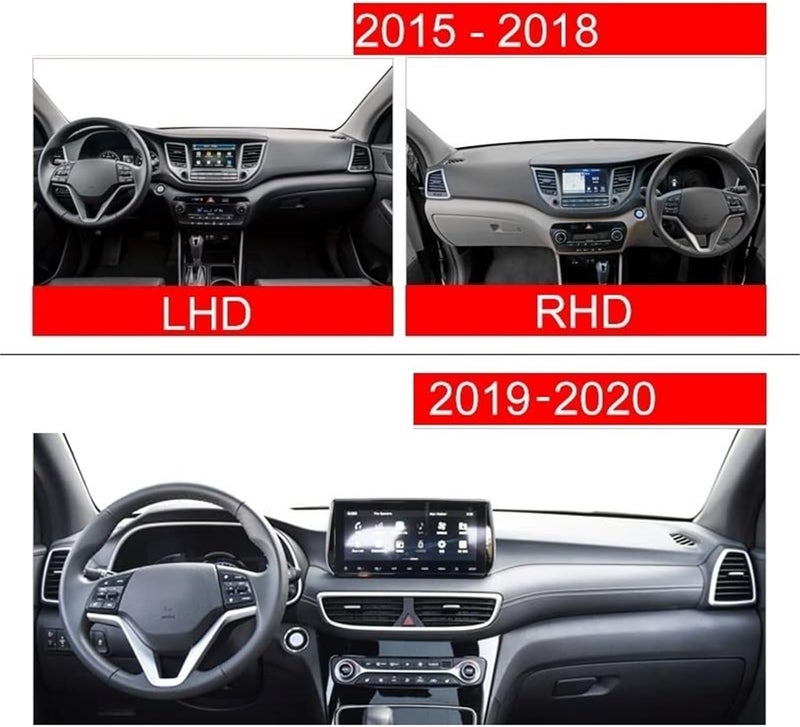 QASULER Car Dashboard Cover for Hyundai Tucson - Image 3