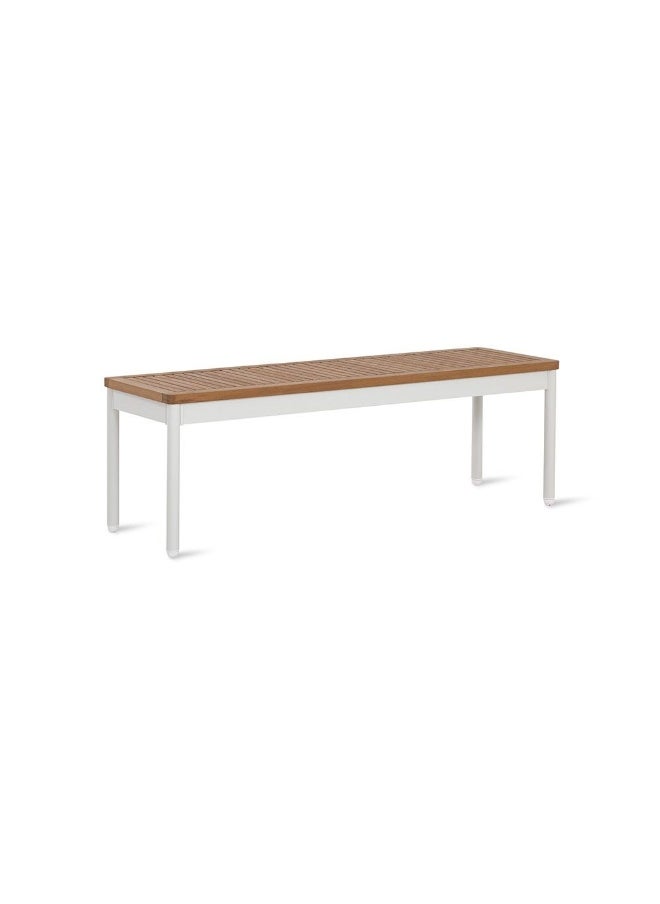 Bendigo Short Bench, White And Natural - pzsku/ZF1FFFB795A7855A2F63CZ/45/_/1736868110/88afe2d3-a9c5-48ea-99b7-c683fed799cd