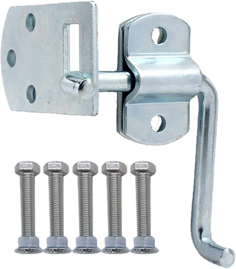 Boxer Truck Corner Gate Latch Sets wBolts  Screws  Truck Stake Bed Latches Bracket Set for Utility Trailer Stake Body Gates Sheds Wood Trucks  Trailers  Heavy Duty  2 Set - Image 5