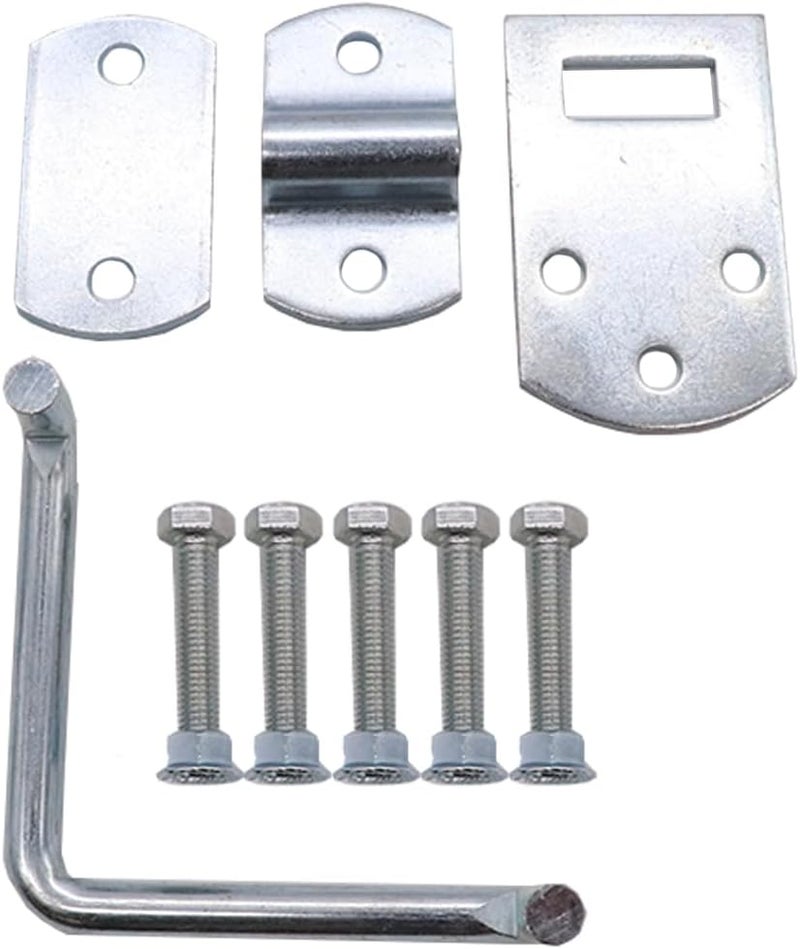 Boxer Truck Corner Gate Latch Sets wBolts  Screws  Truck Stake Bed Latches Bracket Set for Utility Trailer Stake Body Gates Sheds Wood Trucks  Trailers  Heavy Duty  2 Set - Image 4
