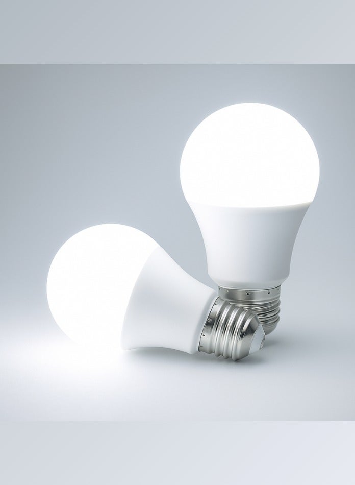 مودي مصباح LED MODI 12 وات E27 - مصباح LED موفر للطاقة، سطوع 1150 لومن، زاوية شعاع واسعة 200 درجة، أبيض بارد 6500 كلفن، عمر طويل 25000 ساعة، هيكل من الألومنيوم والبولي كربونات، مؤشر تجسيد اللون العالي ≥80 للإضاءة المنزلية والمكتبية - Image 1