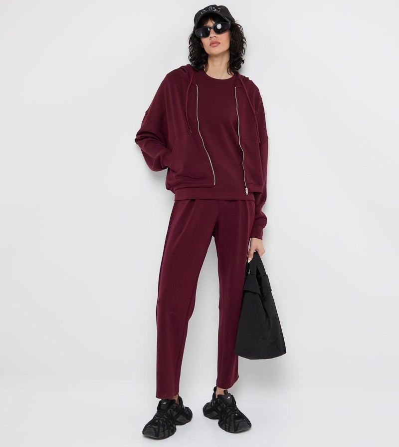 إف5 هودي بسحاب كاجوال نسائي - Image 3