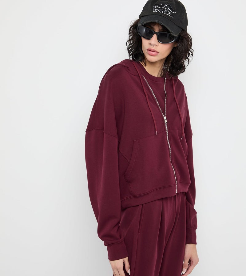 إف5 هودي بسحاب كاجوال نسائي - Image 2