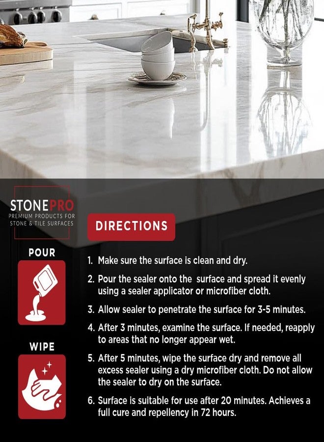 Stone Pro Ultimate Pro - Impregnating Sealer for Granite & Dense Stone (32) - Image 5