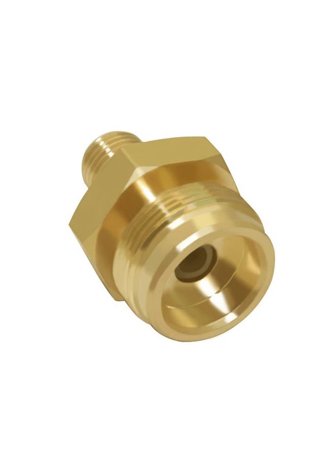 Hooshing Propane Gas Fitting 1/4" Male NPT x 1"-20 Male Throwaway Cylinder Thread for RV Camping Grill Lantern and Heater - Image 5
