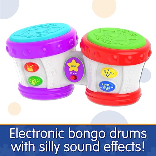 The Learning Journey Early Learning Little Baby Bongo Drums Electronic Musical Toddler Toys Gifts for Boys Girls Ages 12 Months Up Award Winning Musical Learning Toy Multi - Image 5