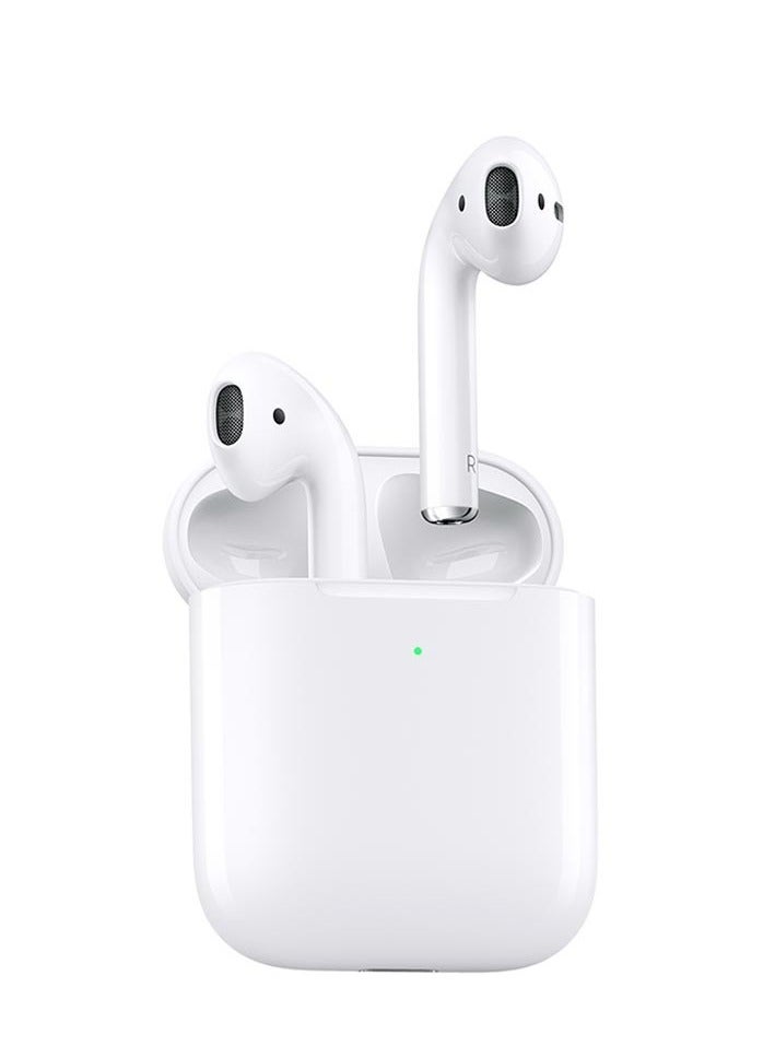 In-Ear Bluetooth Wireless Earbuds with Charging Case – White – High-Fidelity Stereo Sound, Bluetooth 5.3 for Stable Connection, Touch Control, Noise Isolation, Long Battery Life, Lightweight Ear Bud - Image 1