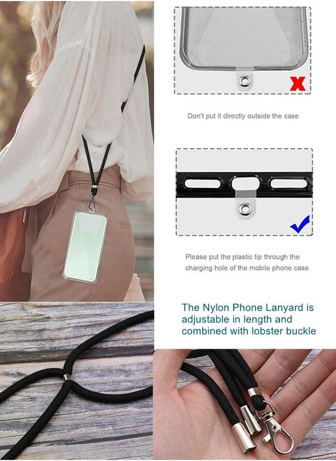 WooFree - Adjustable Nylon Phone Lanyard Neck Strap Key Chain - Image 1
