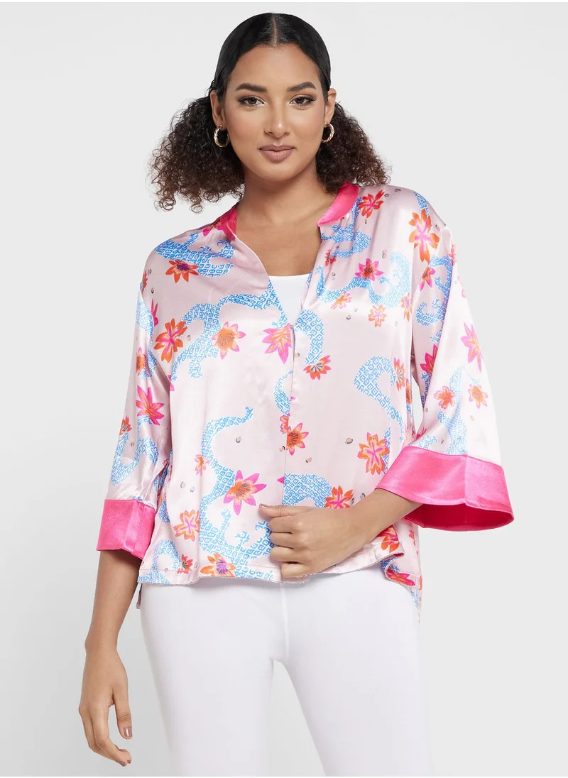 Desert Cove Floral Printed Shirt