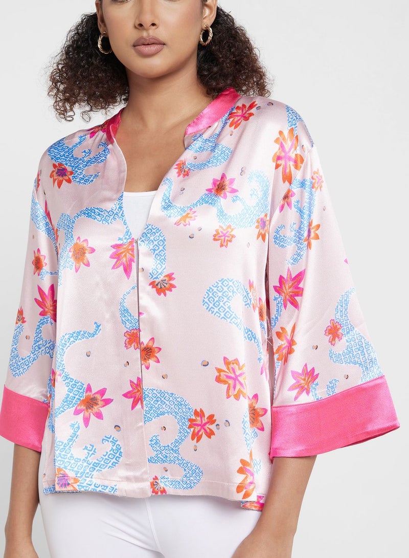Desert Cove Floral Printed Shirt - Image 3