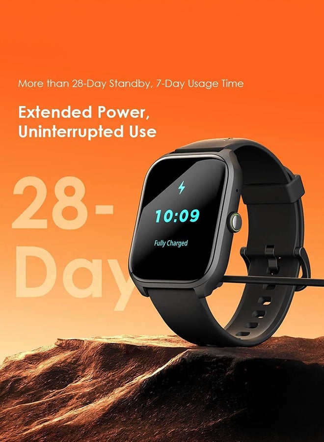 Oraimo 300 mAh Smart Watch 5 Lite 2.01-Inch HD - Black - Image 2