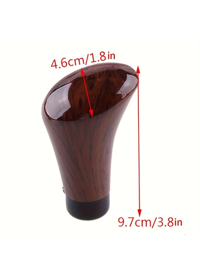 Wood Grain Car Gear Shift Knob Universal Fit with Adapters for Most Vehicles - Image 2