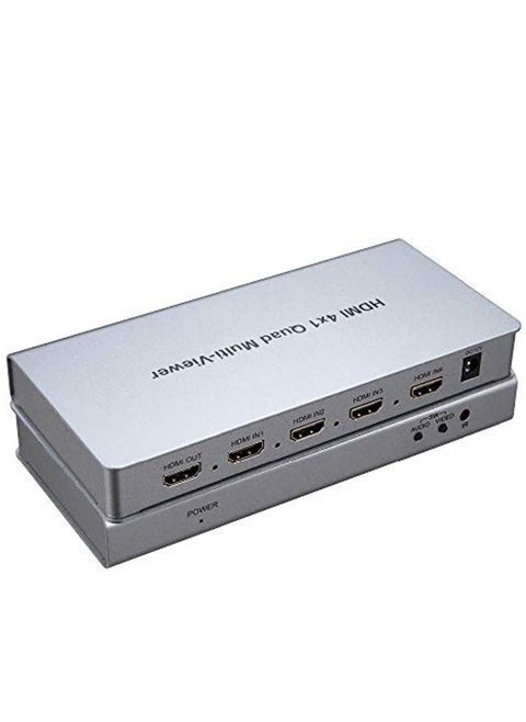 4X1 HDMI Multi-viewer HDMI Quad Screen Real Time Multiviewer with HDMI Seamless Switcher Function Full 1080P&3D Support 5 Modes for PS3/PC/STB/DVD (4X1 HDMI Multi-viewer)(TD-427H-05)