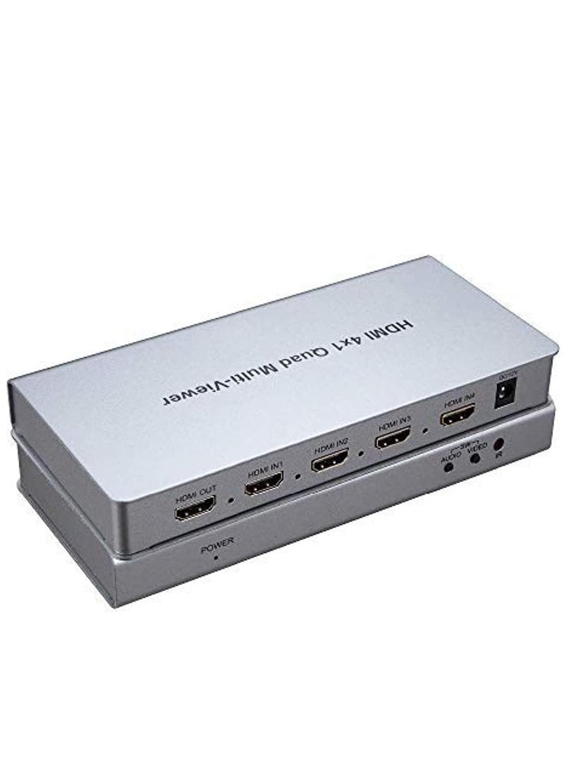 4X1 HDMI Multi-viewer HDMI Quad Screen Real Time Multiviewer with HDMI Seamless Switcher Function Full 1080P&3D Support 5 Modes for PS3/PC/STB/DVD (4X1 HDMI Multi-viewer)(TD-427H-05)