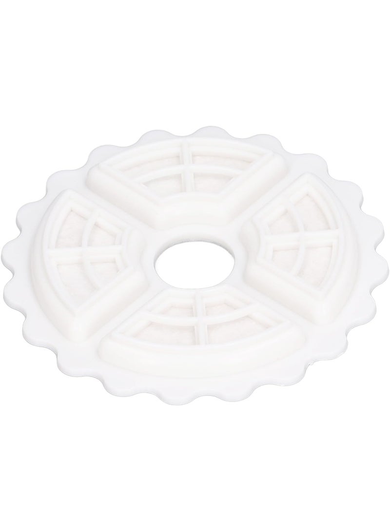 إيونتو عبوة من 4 فلاتر بديلة لنافورة مياه القطط الأوتوماتيكية - فلتر ثلاثي من الكربون ووسادات قطنية للحصول على مياه نقية ونظيفة - Image 5