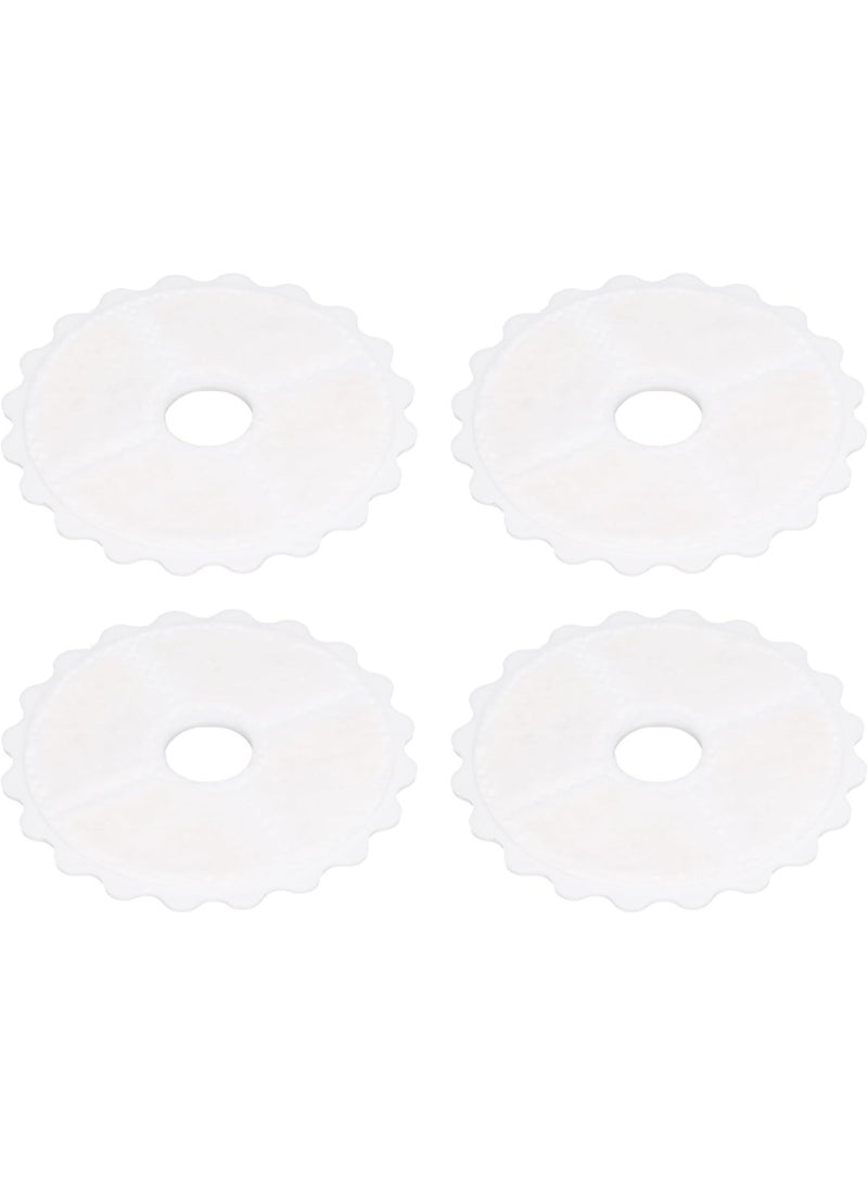 إيونتو عبوة من 4 فلاتر بديلة لنافورة مياه القطط الأوتوماتيكية - فلتر ثلاثي من الكربون ووسادات قطنية للحصول على مياه نقية ونظيفة - Image 4