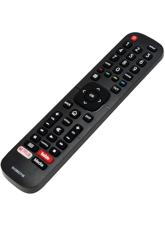 HuHa - EN2BB27HB Replacement Remote fit for Hisense TV EN2BB27H H32AE5500 H32A5600UK H39AE5500 H39A5600UK H43A6100 H43AE5500 H43AE6030 H43A5600UK H50A6100 H50AE6030 H55A6100 H55AE6030 H65AE6030 H32A5600 - Image 1