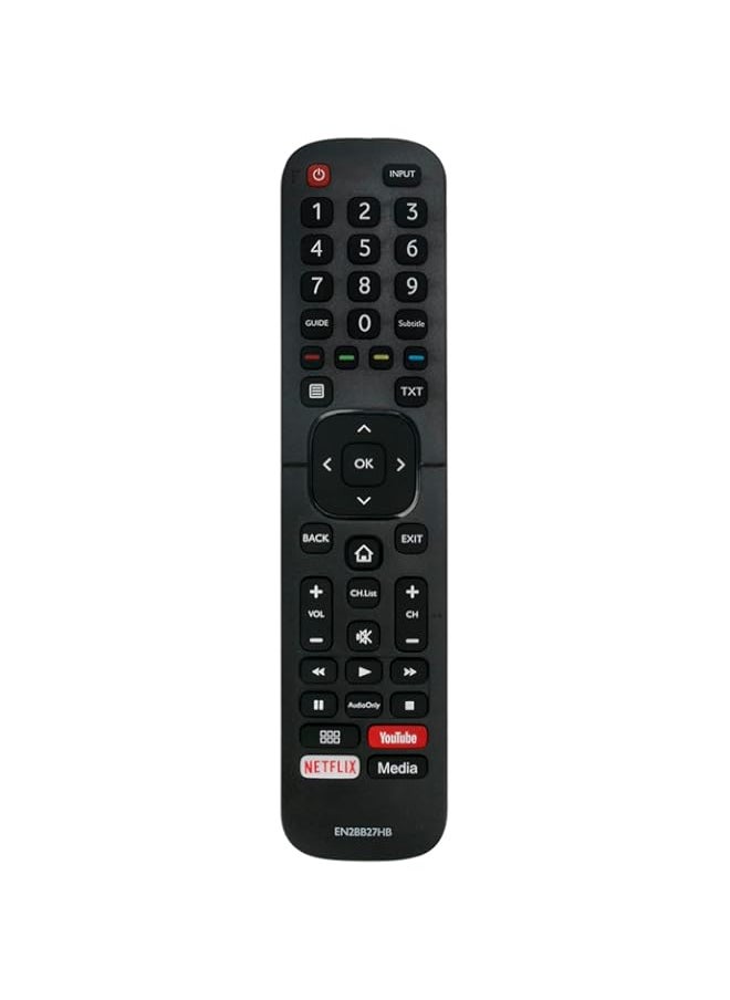 HuHa - EN2BB27HB Replacement Remote fit for Hisense TV EN2BB27H H32AE5500 H32A5600UK H39AE5500 H39A5600UK H43A6100 H43AE5500 H43AE6030 H43A5600UK H50A6100 H50AE6030 H55A6100 H55AE6030 H65AE6030 H32A5600 - Image 1