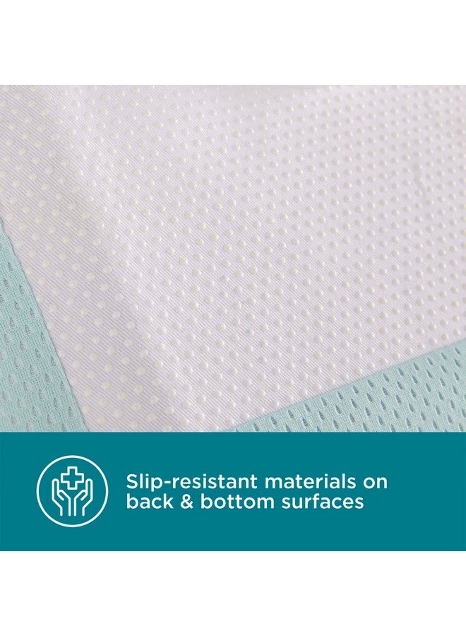 Contours Cozy Infant Sink Bather, Supportive Baby Bath Seat, Plush 3D Mesh Cushion, Quick-Dry Materials, Baby Bath for Sink, Infant Bath for 0-6 Months - Blue, Mint - Image 5