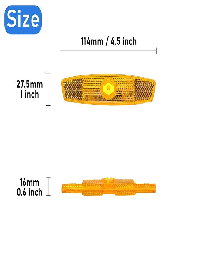 MGMSINYO Bicycle Spokes Reflectors Set Front and Rear for Wheels Night Riding 6pcs - Image 4