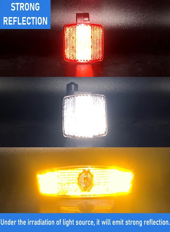 MGMSINYO Bicycle Spokes Reflectors Set Front and Rear for Wheels Night Riding 6pcs - Image 2