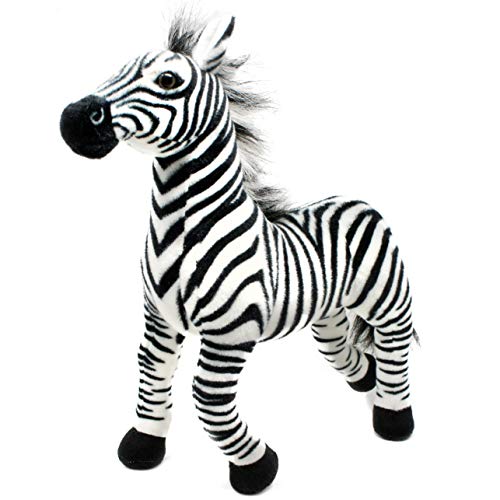 TigerHart Zebenjo The Zebra  16 Inch Stuffed Animal Plush - Image 1