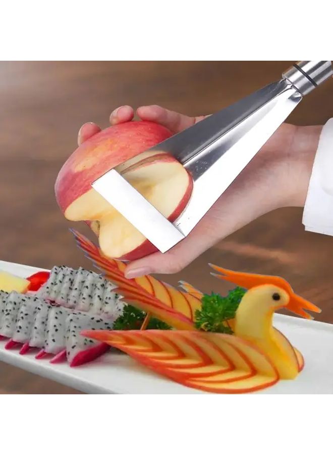 Stainless Steel Fruit Carving Knife 1pc For Apples Carrots And Fruit Platters - Image 1