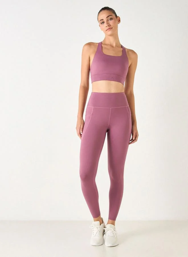 ADOT by Splash Seamless Sports Bra with Scoop Neck