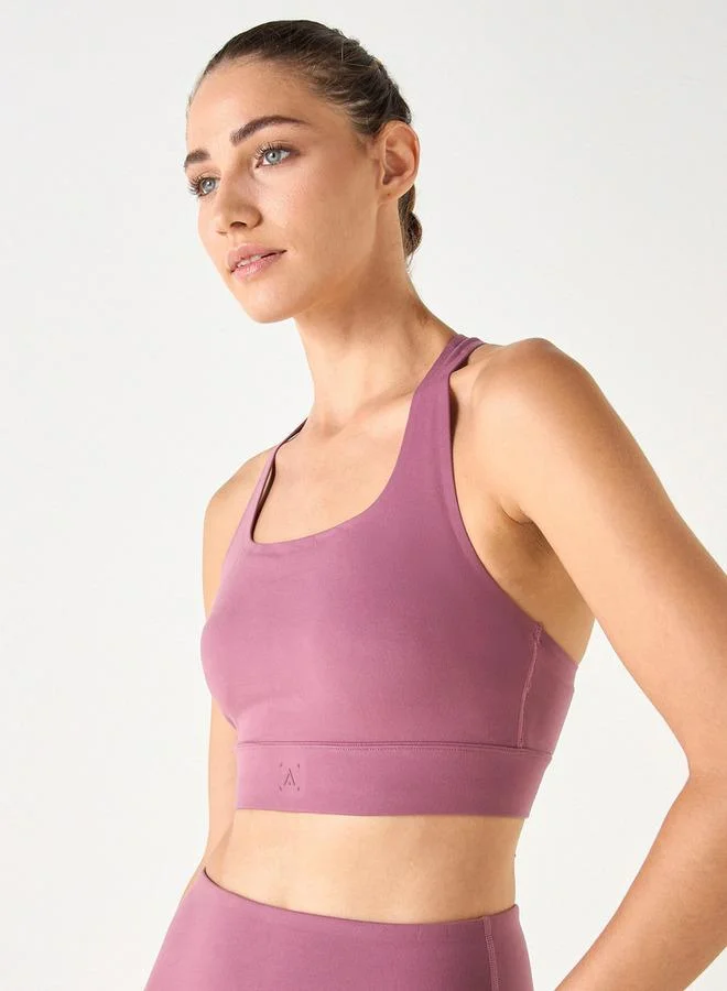 ADOT by Splash Seamless Sports Bra with Scoop Neck