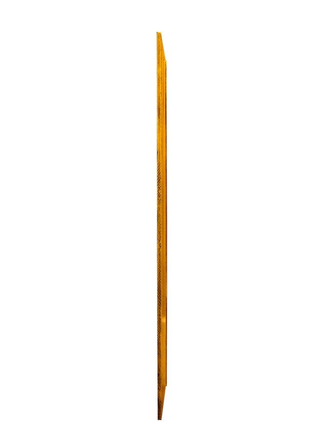 CRAFT TREE Mdf Wall Hanging Carving Jharokha Frame For Home Decor Wall Hanging Showpiece Decor Yellow Colour (Inner Size L6*H17 Inch) - Image 4