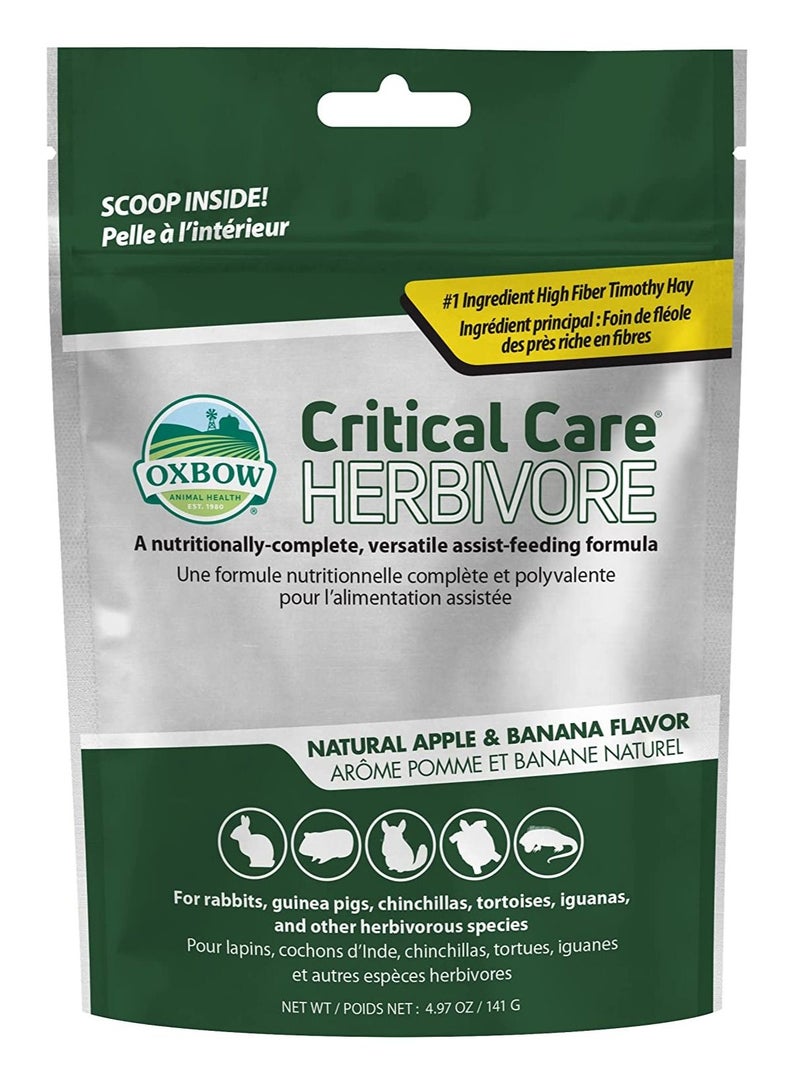 Oxbow Critical Care Herbivore Apple & Banana Flavor 141g - Image 1