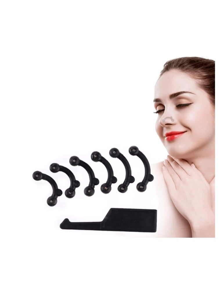 الواحة-TH أداة تشكيل الأنف، مشبك رفع وتشكيل الأنف، أداة تجميل، أداة تشكيل الأنف، بدون ألم، مشبك رفع الأنف غير المرئي، أداة تشكيل وفرد مجموعة أدوات التجميل للنساء والرجال - Image 1