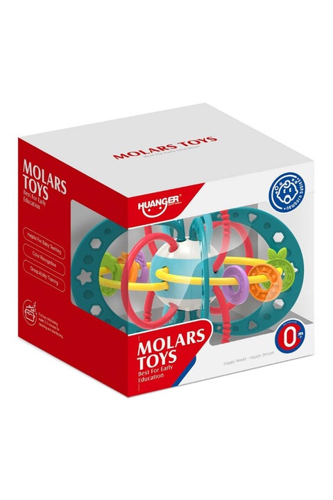 HE0104 لعبة الأضراس المنشطة للتعليم المبكر - قد يختلف اللون