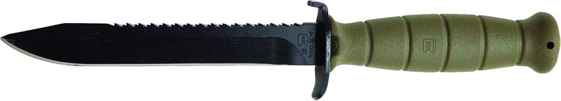 Glock سكين ميداني OEM بطول 6.5" بشفرة ثابتة ومنشار جذور، أخضر ساحة المعركة - Image 1