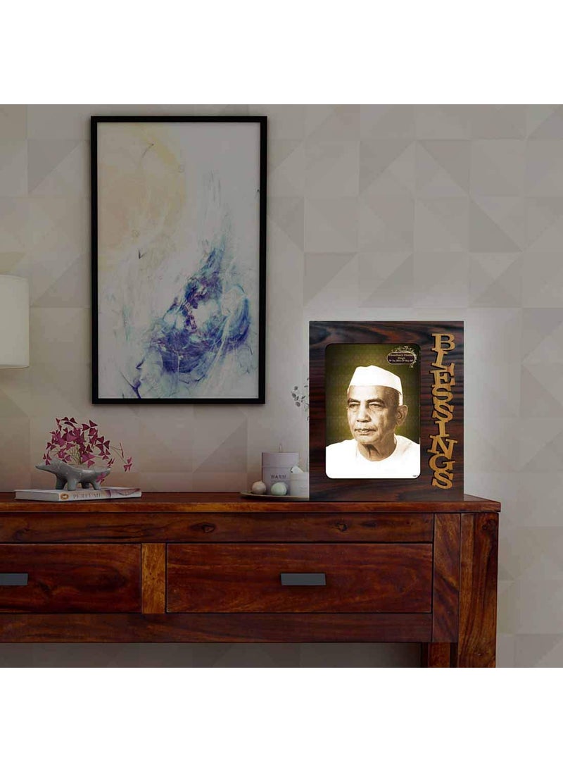 PNF - pnf chaudhary charan Singh Wood Photo Frames with Acrylic Sheet (Glass)(9 * 7.75inch, Multicolor, MDF)-19819 - Image 1