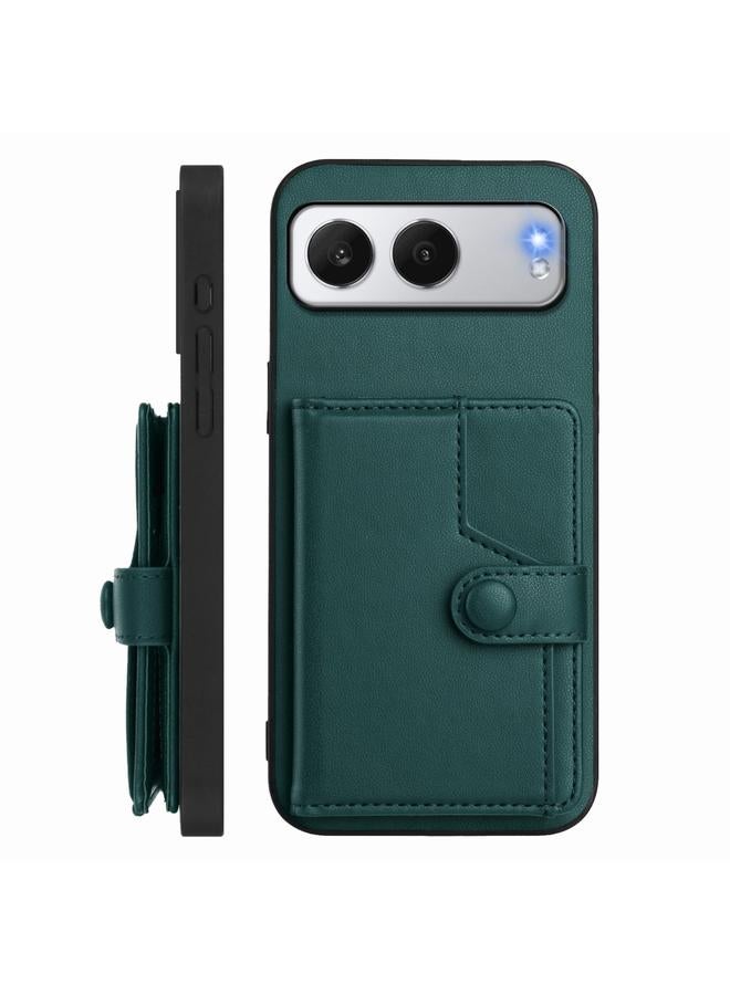 اس-توب جراب لهاتف OnePlus Nord مزود بأربعة أزرار وحقيبة بطاقات RFID ومضاد للسرقة - Image 2