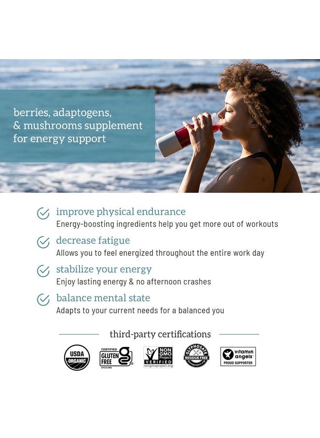 Organifi - Organifi Red Juice - Energy Powder Reduces Afternoon Crashes and Boosts Digestion and Immune System, 14 Go Packets - Image 1