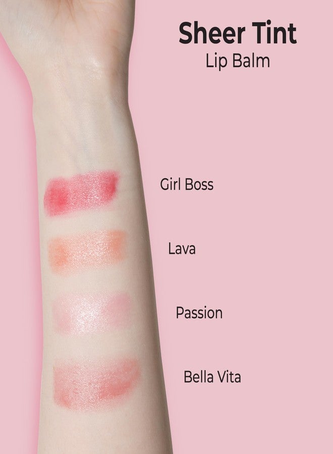 MCoBeauty Sheer Tint Lip Balm, Girl Boss, Nourishing Tint for Healthy, Luscious Lips, Vegan, Cruelty Free Cosmetics - Image 3