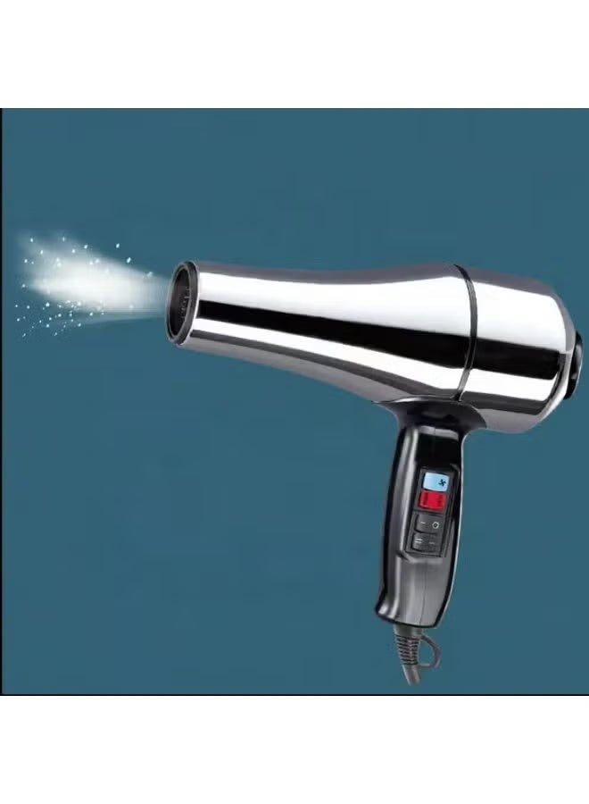 sokany MD-3000 Professional Hair Dryer 2400W , Stainless Steel Body Blow Dryer with 2 Speed & 2 Heat Settings, Fast Drying Hair Care Technology, Concentrator Nozzle, Hanging Loop, Durable Shatterproof Design, 220–240V for Salon & Home Use - Image 3