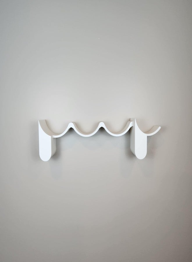 Nought-E Bits The Original Poop Toilet Paper Holder - Functional and Fun! Bathroom Wall Decor & Toilet Paper Shelf Storage Rack - Curvy P - Image 2