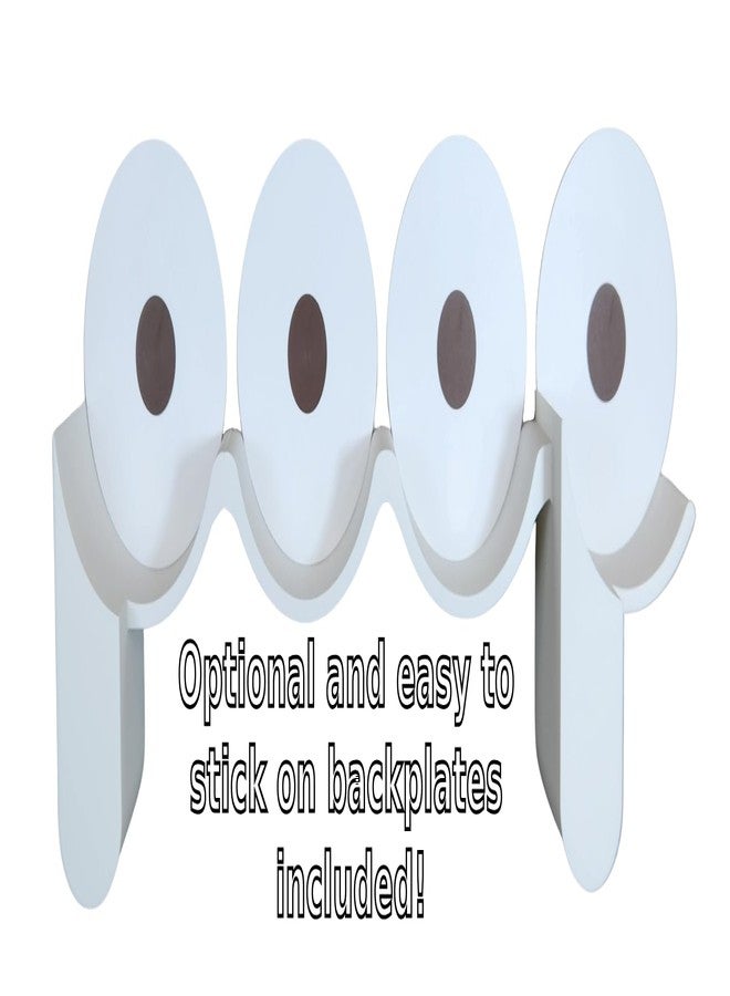 Nought-E Bits The Original Poop Toilet Paper Holder - Functional and Fun! Bathroom Wall Decor & Toilet Paper Shelf Storage Rack - Curvy P - Image 5